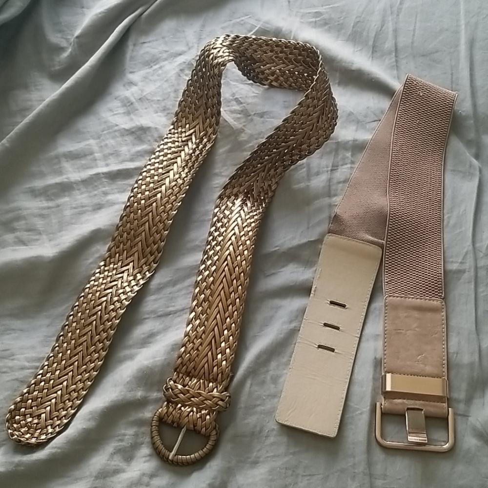 2️⃣ belts(Tan&Gold)